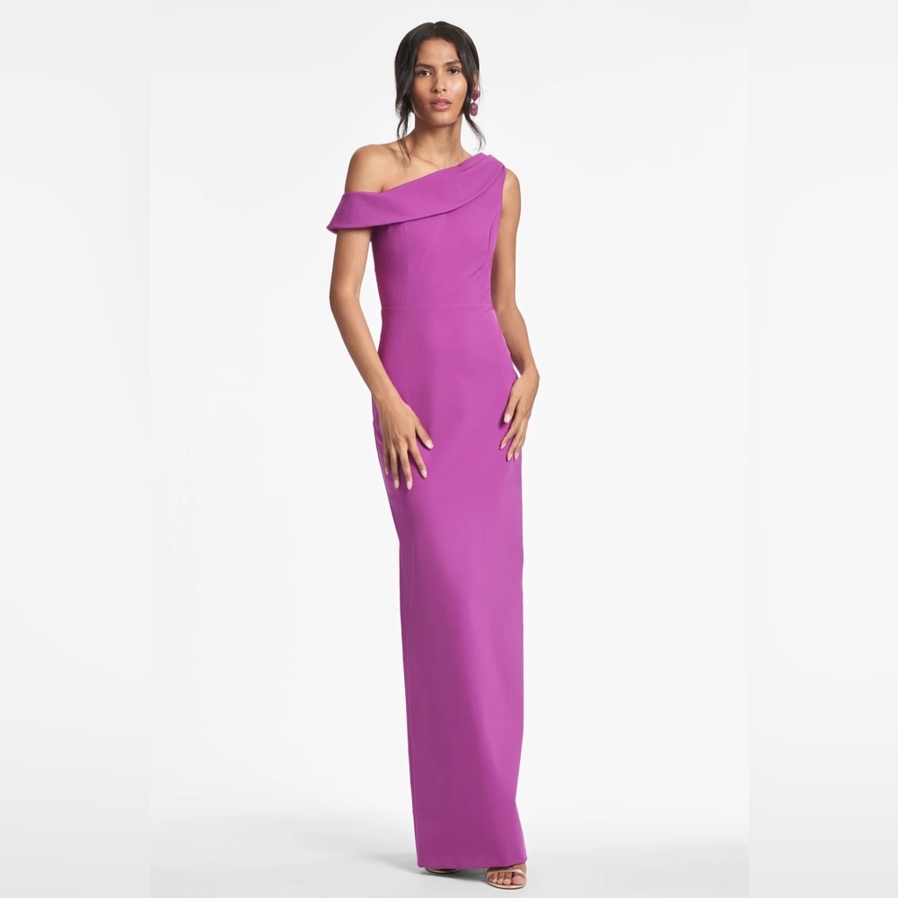 NWT Sachin and Babi Davis Gown - Magenta
